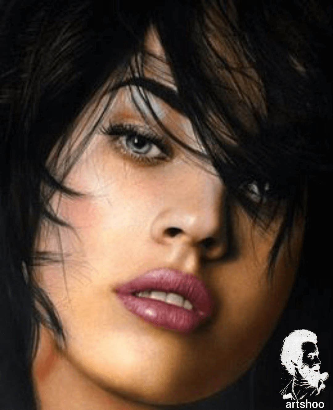 آموزش نقاشی سیاه قلم